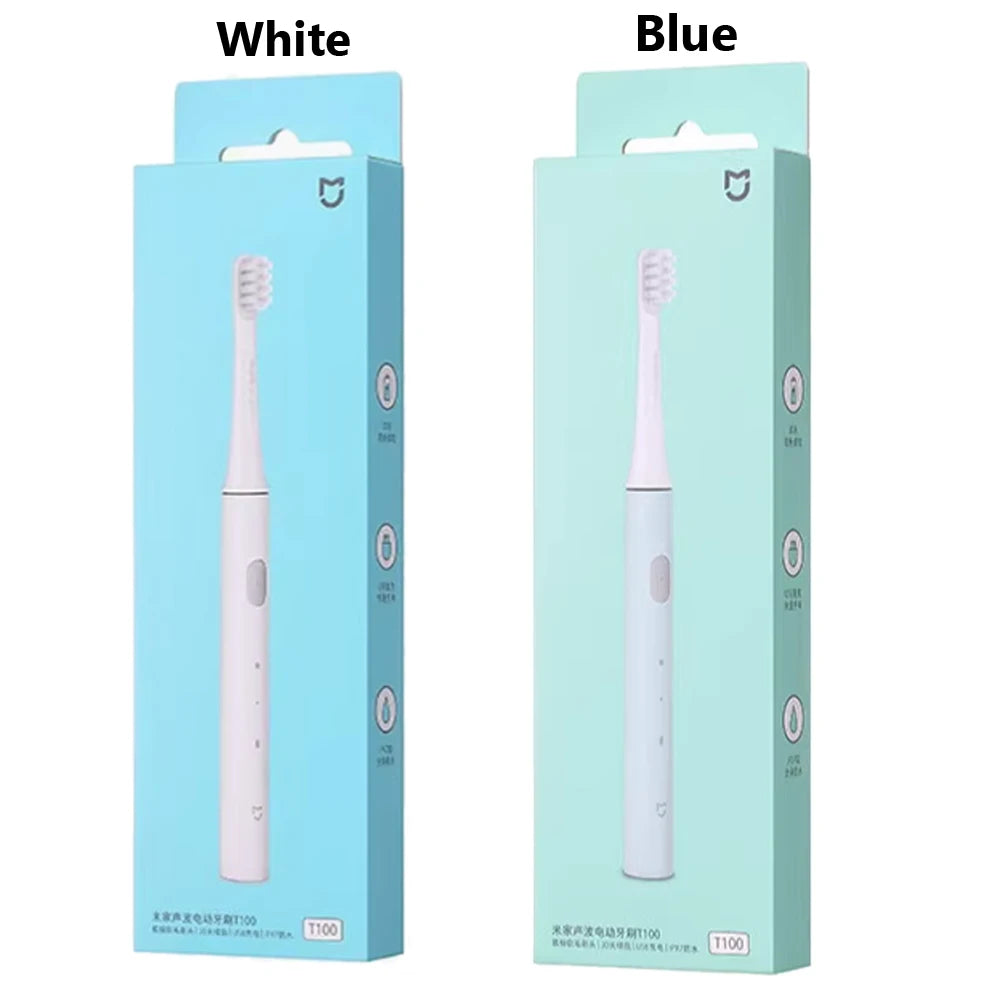 Original Xiaomi Mijia T100 Sonic Electric Toothbrush Adult Ultrasonic Automatic Toothbrush USB Rechargeable Tooth Brush IPX7