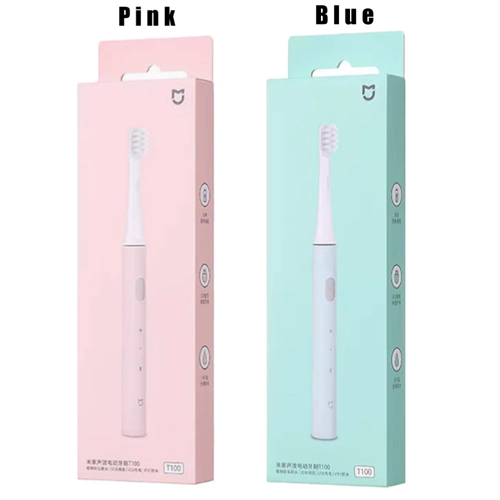 Original Xiaomi Mijia T100 Sonic Electric Toothbrush Adult Ultrasonic Automatic Toothbrush USB Rechargeable Tooth Brush IPX7