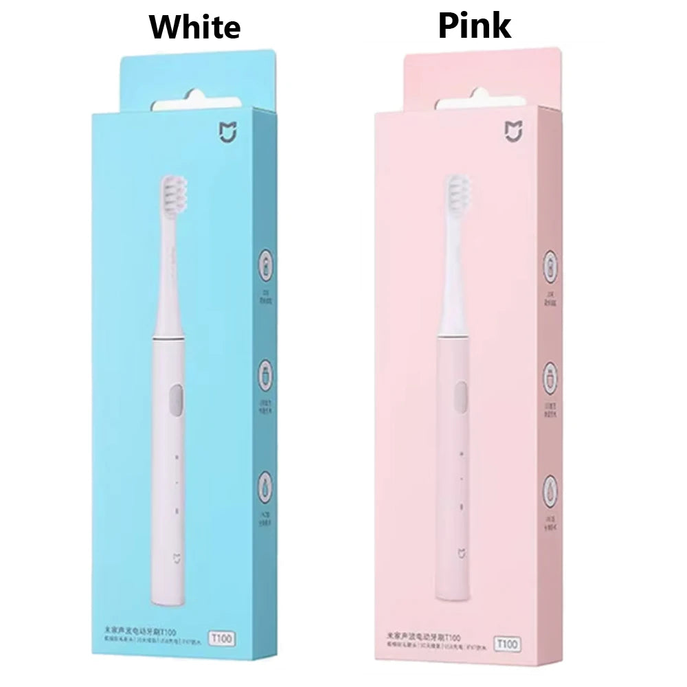 Original Xiaomi Mijia T100 Sonic Electric Toothbrush Adult Ultrasonic Automatic Toothbrush USB Rechargeable Tooth Brush IPX7